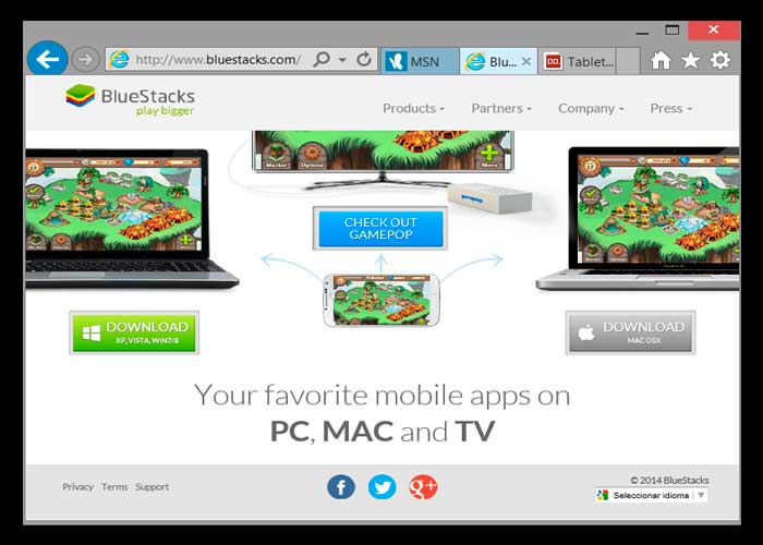 Bluestacks app player and wechat for pc
